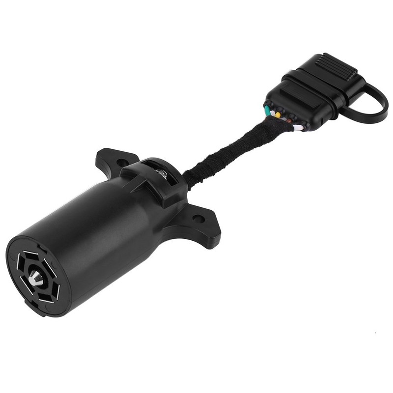 Trailer Adapter,6-24V 7 to 4 Pin Trailer Plug Adapter Blade