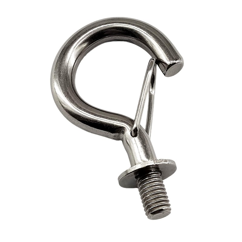 jinrowphee Stainless Steel Rigging Spring Hooks Connector Hooks Screw Hooks