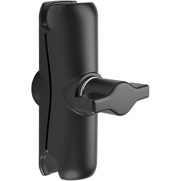 Aluminum Alloy Double Socket Arm Compatible RAM Mount Arm, 1"