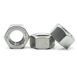 Hippo Hardware M12 (12mm) Left Hand Thread Hexagon Full Hex Nuts A2 Stainless Steel (Pack of 3)