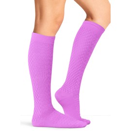 Cherokee TrueSupport Women 10-15 mmHg (1 Pair/ 4 Pairs) pack Compression Socks, Plus, Sweet Berry