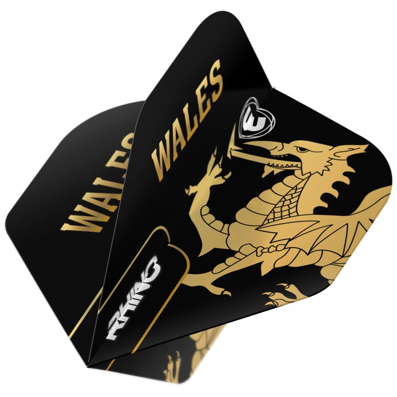 WINMAU Rhino Country Flag Design Dart Flights - 10 sets