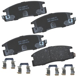 Bendix Bendix Premium SBC398 Ceramic Rear Brake Pads for Isuzu Amigo 1993-1989, Pickup 1995-1992, Trooper 1991-1988