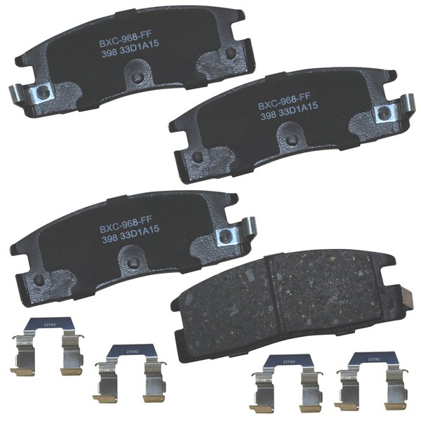 Bendix Bendix Premium SBC398 Ceramic Rear Brake Pads for Isuzu