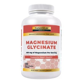 Glicinato Magnesio 400mg Salud Cardiovascular 120 Americano Sabor Sin Sabor