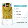 Vicloon ID Card Holder, Pack of 2 Transparent Card Holders