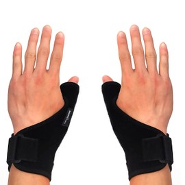 Thumb Brace Right Hand & Trigger Thumb Splint, Wrist Splint,Thumb Spica Splint | De Quervain's Tenosynovitis Stabilizer Brace For Tendonitis,Thumb Splint Right Hand Arthritis & Sprains Support (Right + Left)