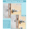 Door Stoppers Wall Protector, Etybetopstar1.57inch Reusable Door Bumper with Self