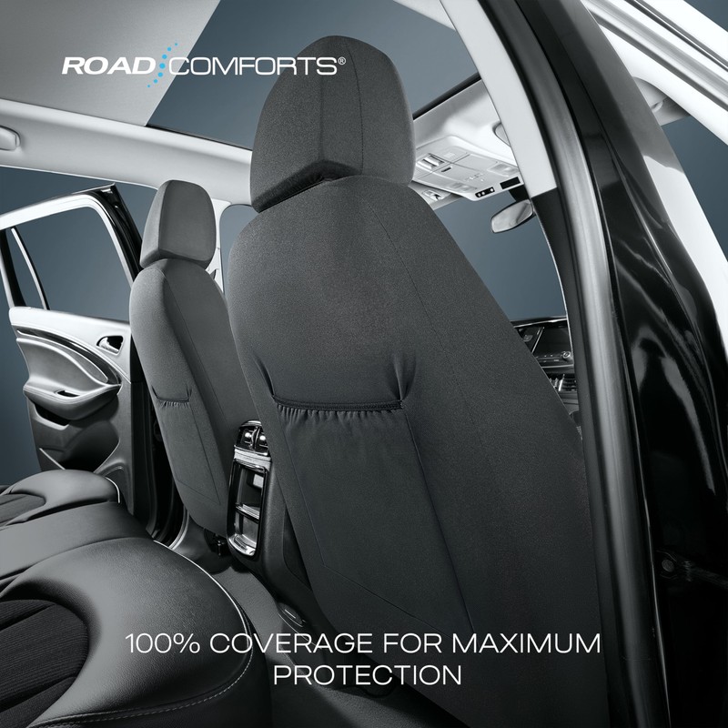 Road Comforts Baja Blanket Seat Covers Gray Diamond Bucket Seat