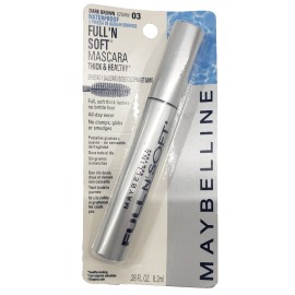 Maybelline New York NEW Maybelline Full 'N Soft waterproof Mascara- 03 DARK BROWN