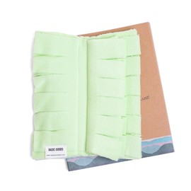 Basic Goods Trading Company Eco-Duster Head Refill - Washable, Reusable Replacement Dusters for Ceiling Fan, Blinds, Shelves - Dusting Supplies, Cleaning Tools for Housekeeping | Lime Green