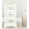 Safavieh American Homes Collection Samara Distressed Cream 3-Drawer Cabinet