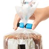 12 Multifunctional Bag Sealing Clips in Dark Blue, Light Blue