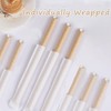 Pack of 100 Wide Paper Straws, Bubble Tea Straws Made