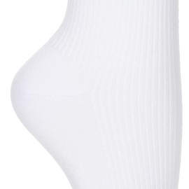 Atsugi CS77082 Crew Length Rib Socks, School or School Commute, Unisex, 2 Pairs, Black