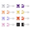 AoedeJ Cubic Zirconia Earrings Plastic Earrings Cute Plastic Post Earrings