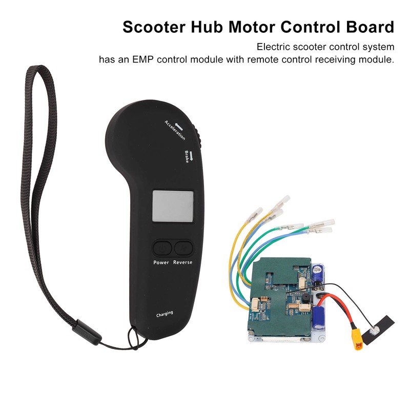 Remote Control Electric Four Wheel Scooter Controller Belt Dual Drive