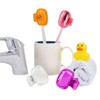 4 Pack Portable Toothbrush Head Protector, Protective Portable Plastic Clip's