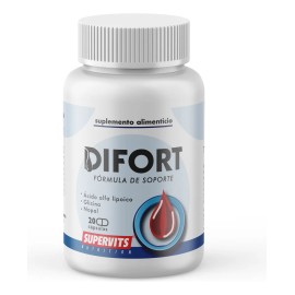 Difort Regula El Nivel Del Azucar 20caps Sfn 2pack Supervits Sin Sabor