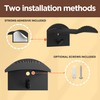 YJKRUJSE 3 Inch Adhesive Hat Hooks for Wall(10-Pack), Cowboy Hat