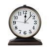 Beesealy Silent Desk Clock - European Style Retro Clock with