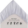 EV Dekor®MF123 Fitted Sheet Double, White - Deep Pocket Bedsheet