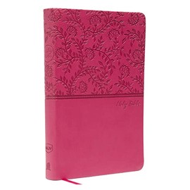 NKJV, Value Thinline Bible, Leathersoft, Pink, Red Letter, Comfort Print: Holy Bible, New King James Version
