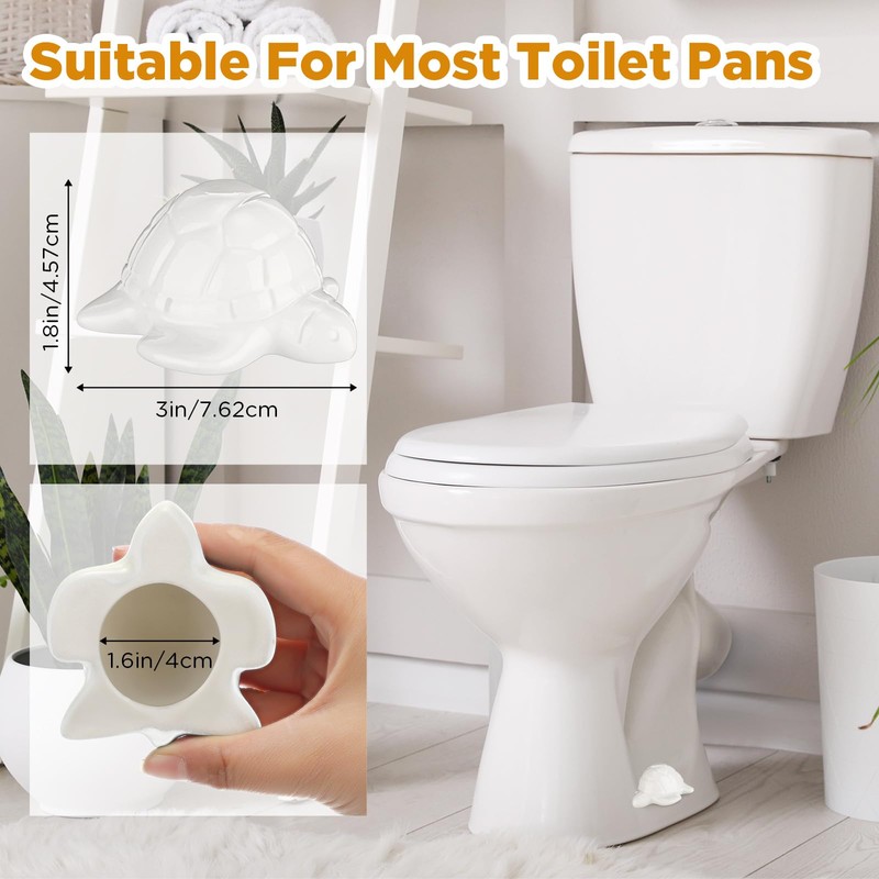FillTouch 2 Pcs Toilet Bolt Caps, Decorative Toilet Bolt Covers,