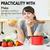 Wooden Spoons for Cooking 6 Piece, Natural Kitchen Utensils Spatula,