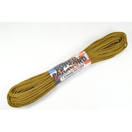 BORED? PARACORD! Brand Paracord/Parachute Cord 7-Strand, 550 Lb. Break Strength Guaranteed U.S. Made, Type III - Goldenrod Diamonds Paracord (100 feet)