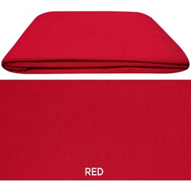 Extra Deep Fitted Sheets 16"/40CM Deep Bedsheets 16 Colours. (Super King, Red)