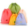 5 Pcs Waterproof Drawstring Bag Folding Sport Home Travel Storage Use,Drawstring Backpack,Waterproof Bag,Swim Bag,Sports Bag,Home travel storage usage.