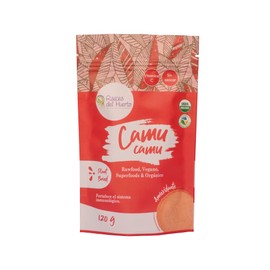 RAÍCES DEL HUERTO - Camu Camu orgánico certificada USDA -Alto en vitamina C- Bolsa de 120 g - Fortalece el sistema inmunológico - Ideal para veganos, vegetarianos y atletas