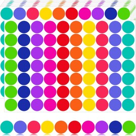 700 PCS Color Coding Labels Circle Dot Stickers,Round Color Coding Labels Sticky Dots Labels Stickers 10 Color Style Colored Dot Stickers for Toddlers Office Student Classroom Papers
