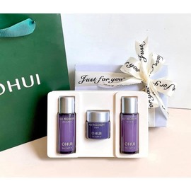 Ohui Age Recovery Skin Softener 20ml + Emulsion 20ml + Cream 7ml, Travel Size.