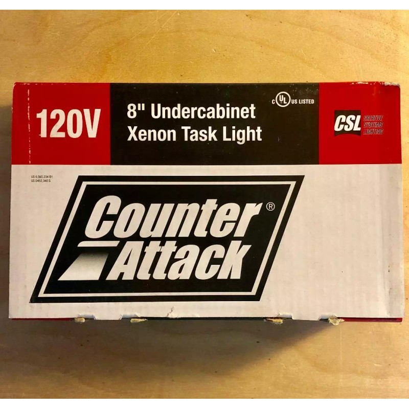CSL Counter Attack NCAX-120-8BZ 8" Undercabinet Xenon Task Light