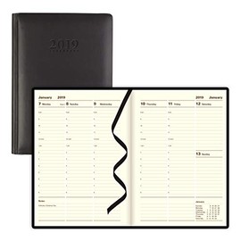Letts Verona Agenda semanal 2020, aqua, 6.625 x 6.25 pulgadas (C35SUAA-20), 2019, Negro, 8.25 x 5.875 inches