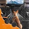 Wuatow Dog Car Seat Cover, Back Seat Extender for Dogs,Waterproof