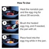 Nuwave Silicone Egg Rings, PFAS Free, Food-Grade, 4 Pcs, Non-Stick,