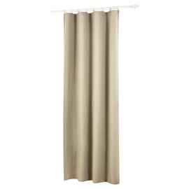 Blackout Curtain with Ruffle Tape, Pack of 1, Lightweight Thermal Curtain, Opaque Blackout Curtain in Sand, 135 x 225 cm, Thermal Curtain for Bedroom, Opaque