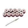 10Pcs 240# Grit Dia 3/8" 10mm Sanding Sandpaper Flap Wheel