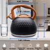 Foedo Tea Kettle, Stainless Steel Whistling Tea Kettle,3.2Qt Tea Pot