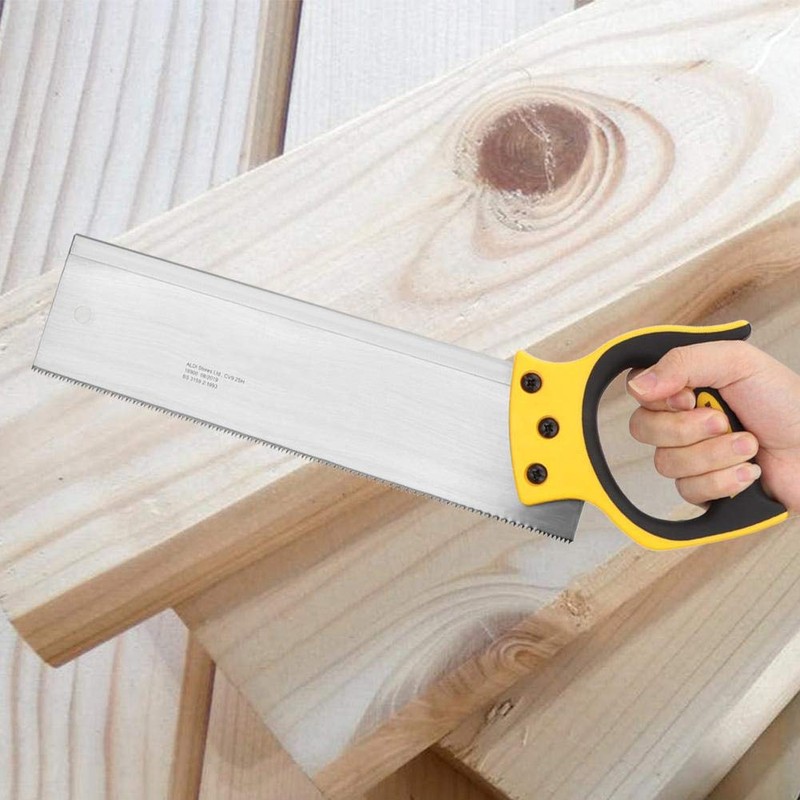 Plastic Mitre Box 12 Inch with 14 Inch Back Saw,