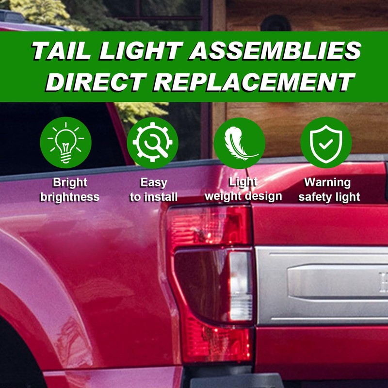 Tail Lights With Blind Spot Compatible with Ford F250 F350