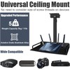 2-Be-Best Universal Ceiling Mount with Tray for Projector, 11.8IN-20.5IN /