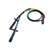 Cwell Equine MultiColour Rainbow Training Rubber Leather Reins For Horse