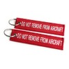 Cabin Crew/Do Not Remove from Aircraft Luggage Tag | Red/White