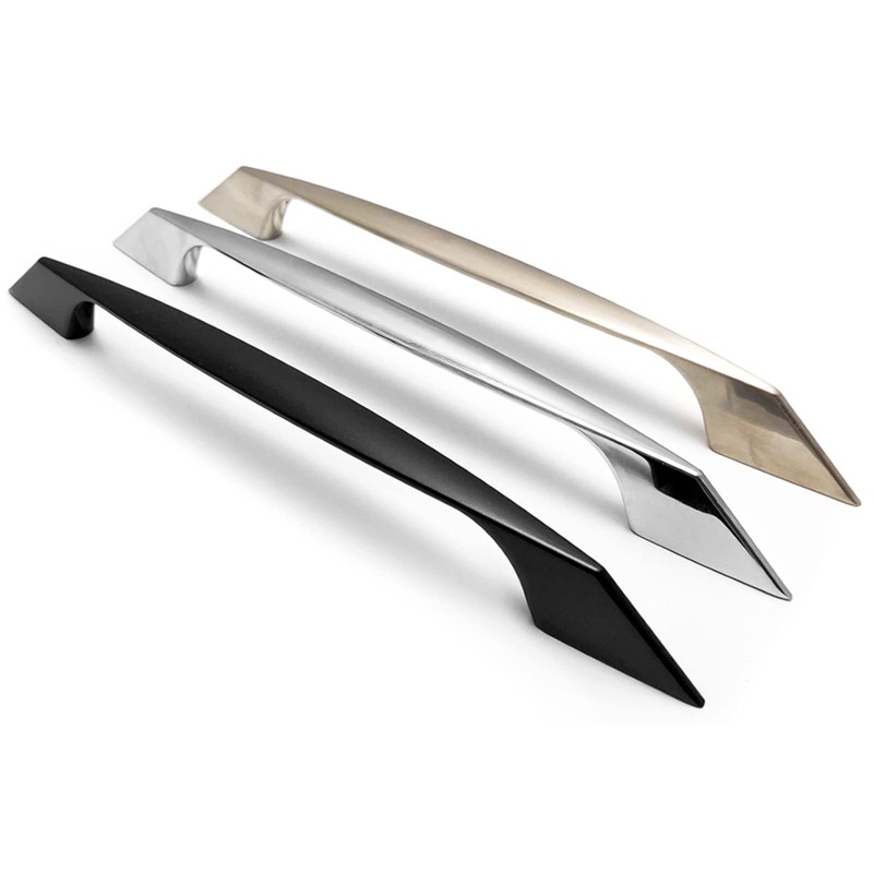 Decoranddecor Polished Chrome Kitchen Bathroom Cabinet Door Drawer Furniture Handles
