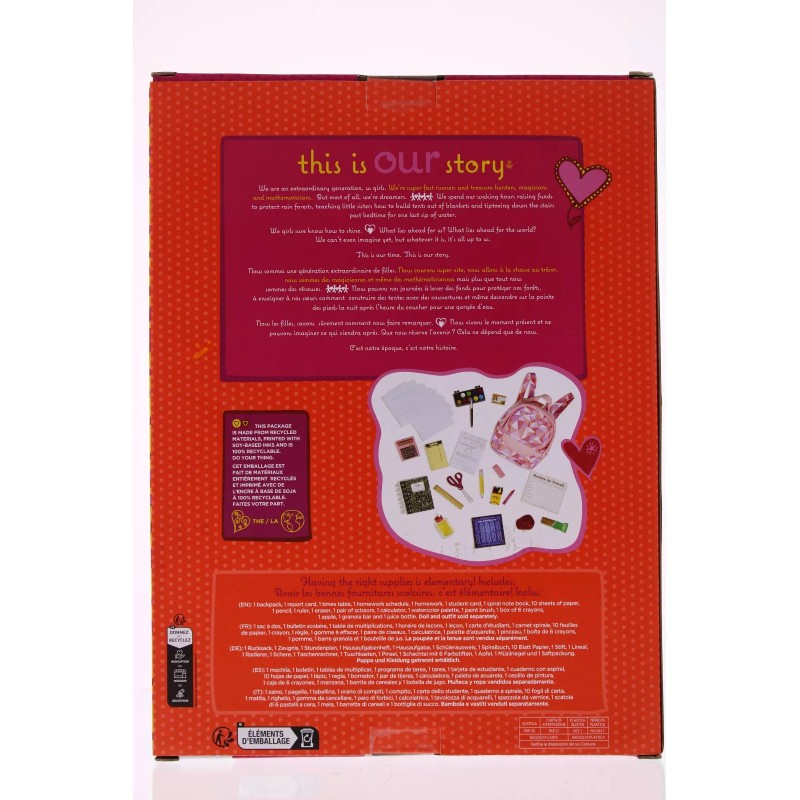 Our Generation Off to School Accessory Set for 18" Dolls