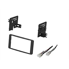 ASC Audio Car Stereo Dash Install Kit and Wire Harness for Installing an Aftermarket Double Din Radio for Select 2003-2006 Toyota Tundra, 2003-2007 Toyota Sequoia - No Factory Premium Amp